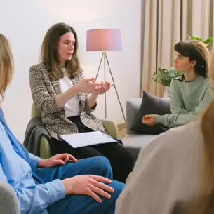 Group of people in a workshop setting